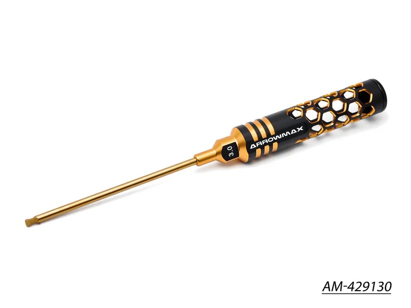 Arrowmax - Innensechskantschlüssel Kugel 3.0 x 110mm - Black Golden - Limited Edition