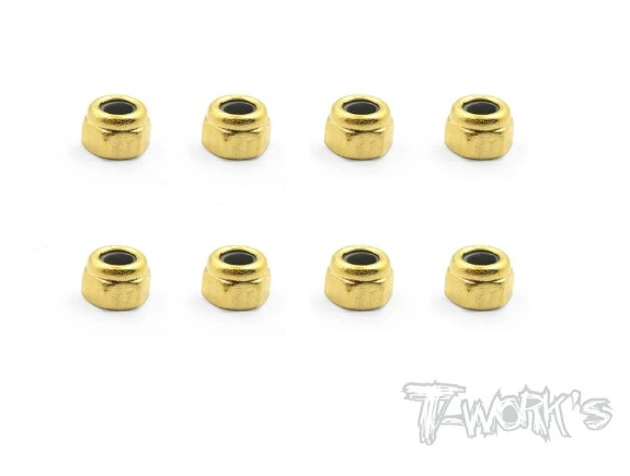 T-Works - M3 Mutter Gold Plated (8 Stück)