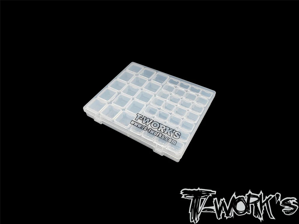 T-Works - Aufbewahrungsbox 15 + 28 Fächer (21.1 x 17.5 x 2.7cm)