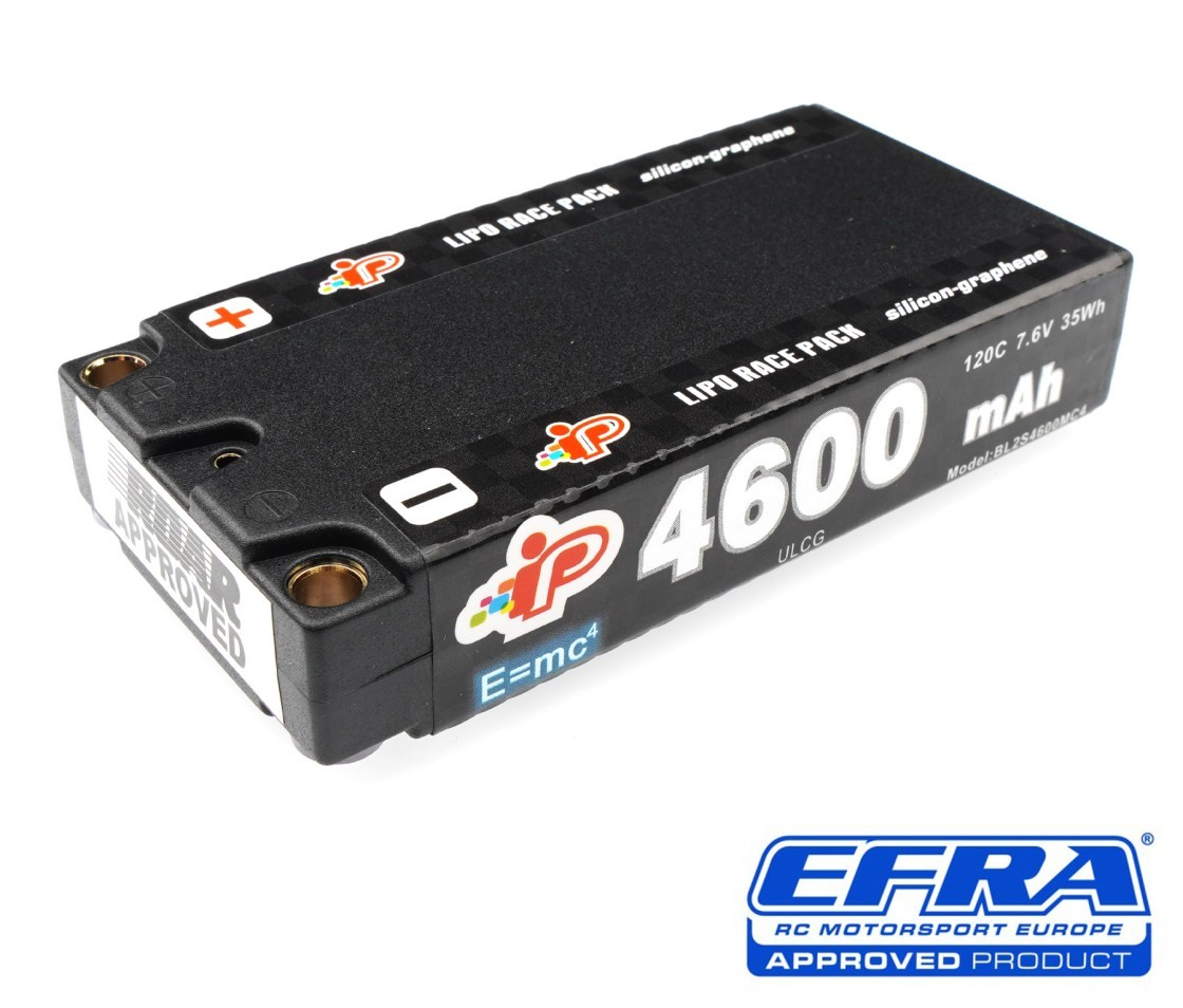 Intellect - MC4 4600mAh 120C 7.6V Long Runtime LCG Graphene Shorty Pack LiHV