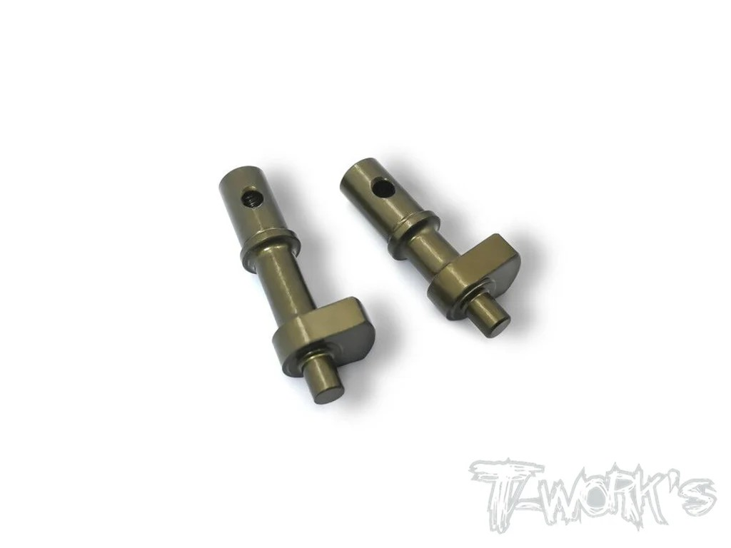 T-Works - 7075-T6 Alum. Brake Cam (Hard Coated) - für Mugen MBX8R (2 Stück)