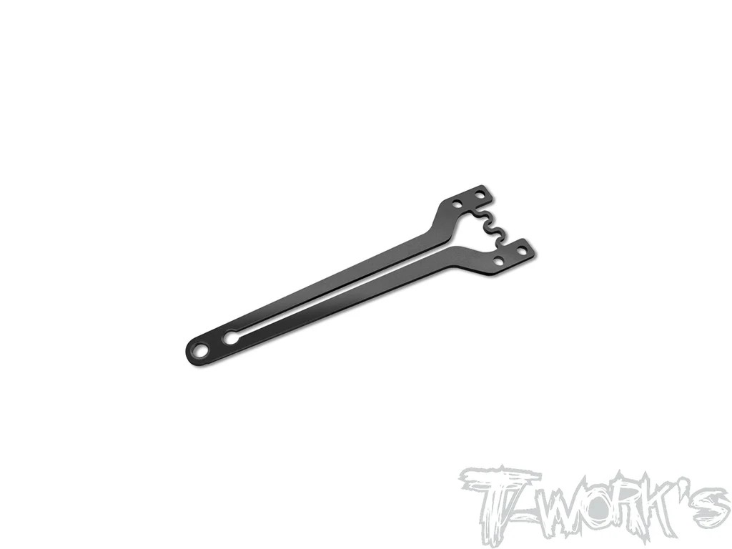T-Works - 1.6mm Split Type Front Upper Deck Ver. 2 - für Xray X4