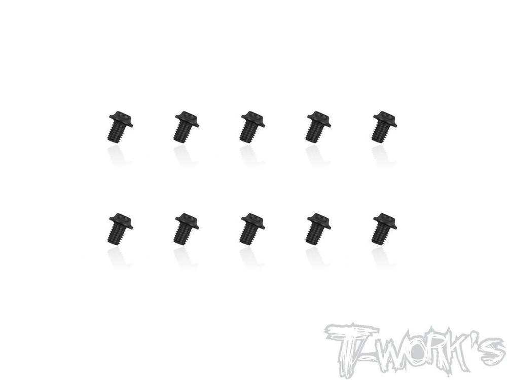 T-Works - UFO Linsenkopf Schrauben - M3x4mm (10 Stück)