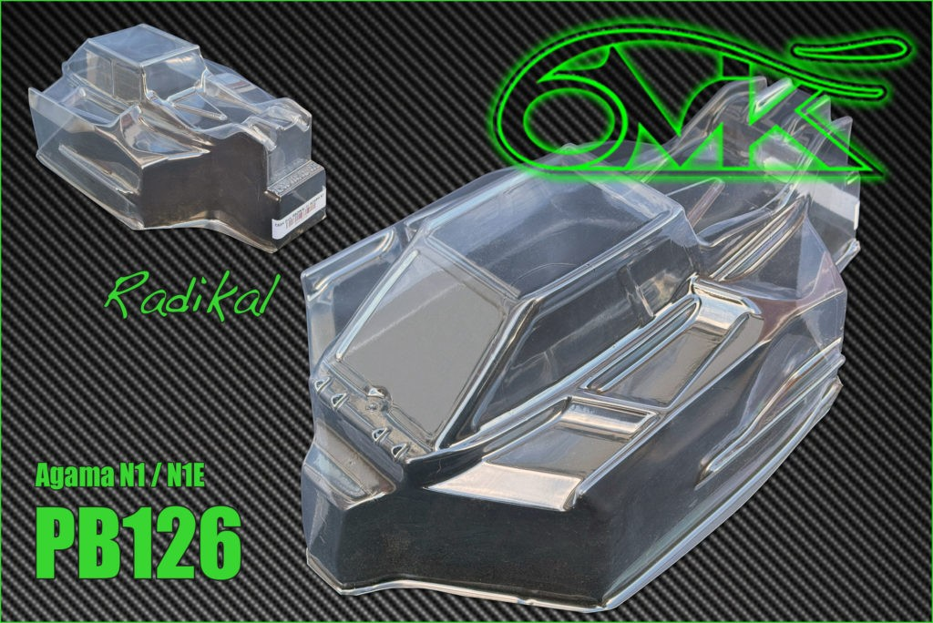 6MIK - "Radikal" 1/8 Offroad Karosserie für Agama N1 / N1E