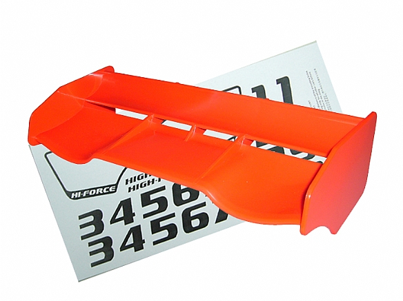 HN - 1/8 High Down Force Wing (Red)