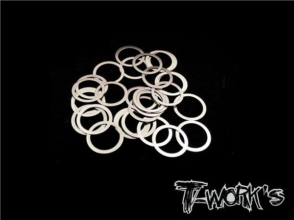 T-Works - Shim Scheiben 8 x 10 x 0,2mm (30 Stück)