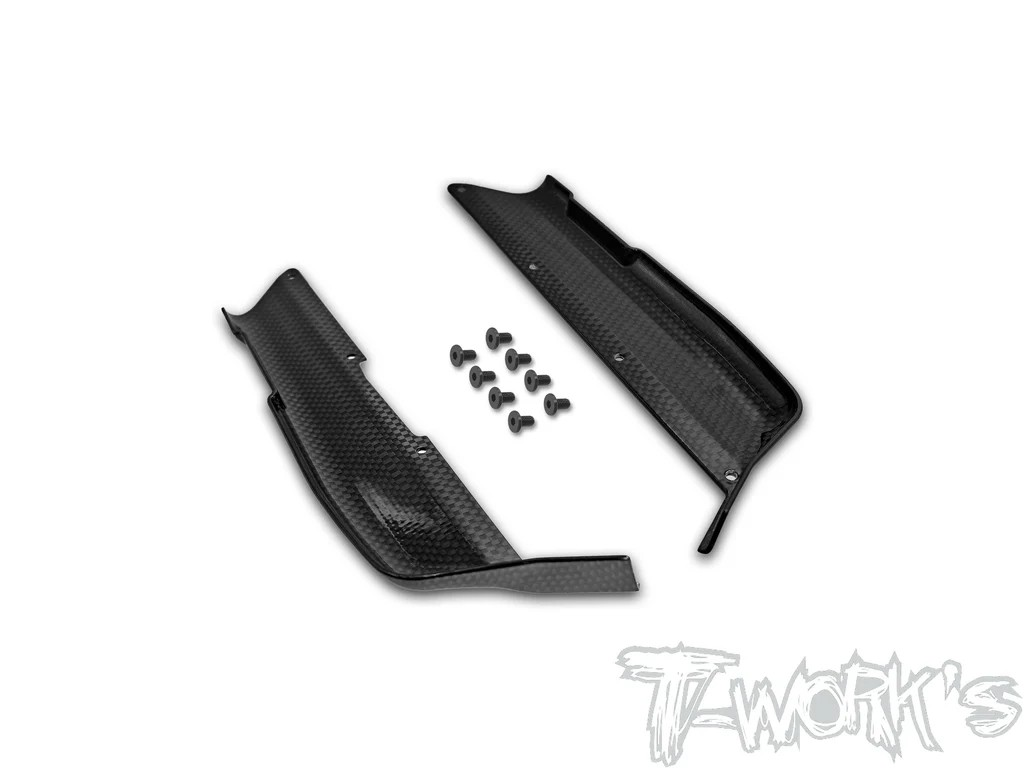 T-Works - Carbon Side Guards - für Mugen MBX8R (2 Stück)