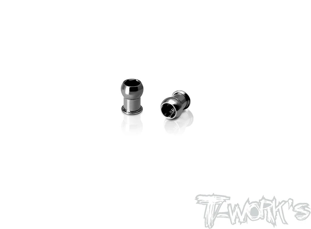 T-Works - Titan Kugelköpfe - 4.9mm - (obere Querlenker) - für XRAY X4 (2 Stück)