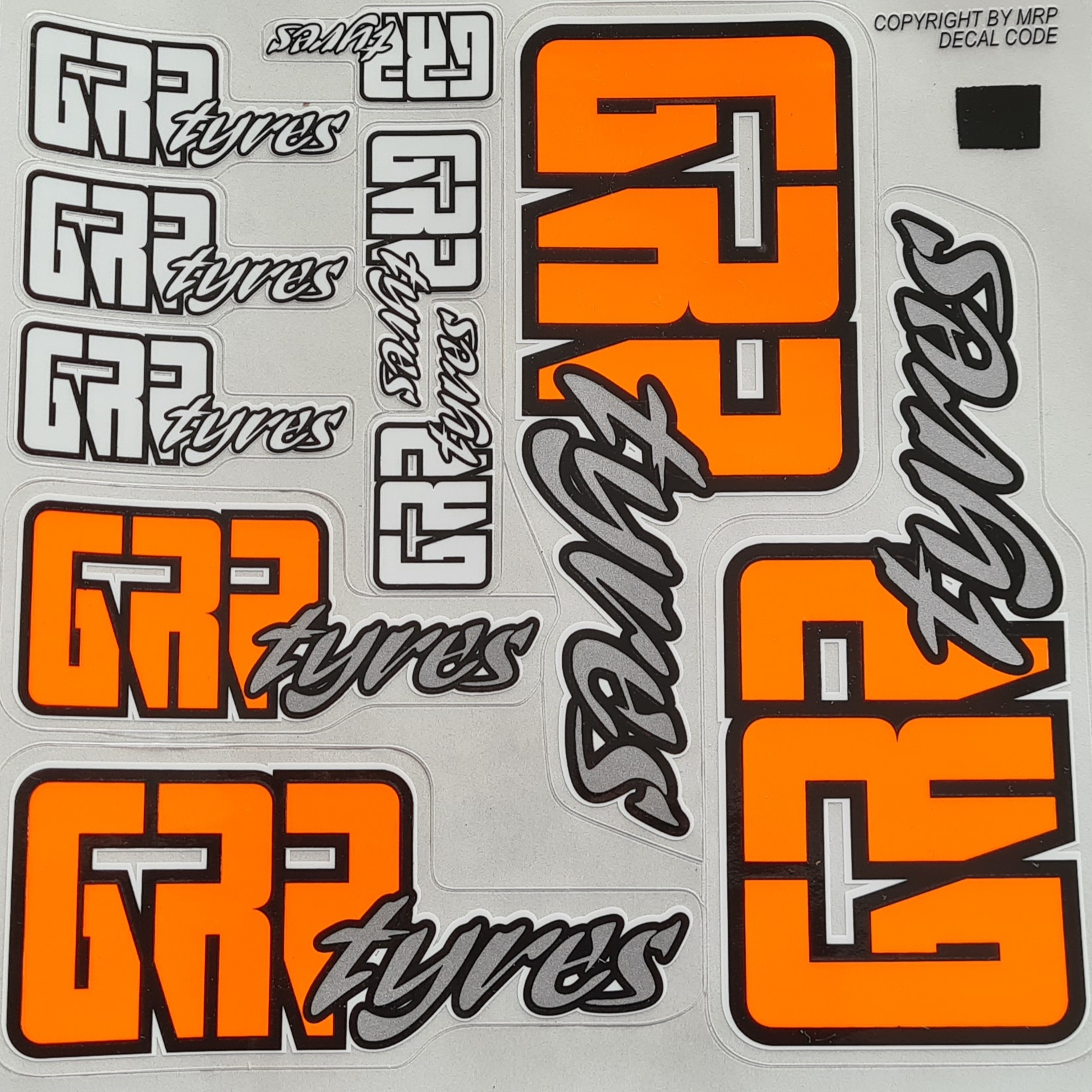 GRP Sticker - precut - 14x13,5 cm