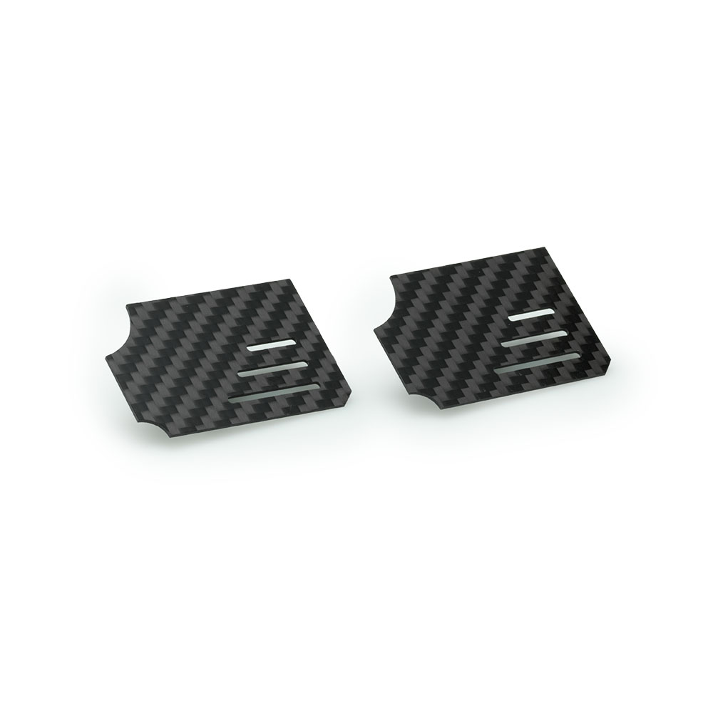 Xtreme - 1/10 GP Heckspoiler Carbon Sideplates 0,5mm (2)
