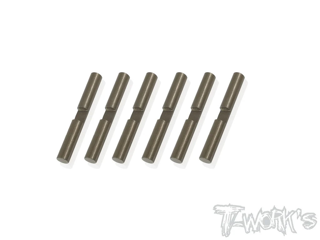 T-Works - Alum. Diff Cross Pin (Hard Coated) - für Mugen MBX8R (6 Stück)