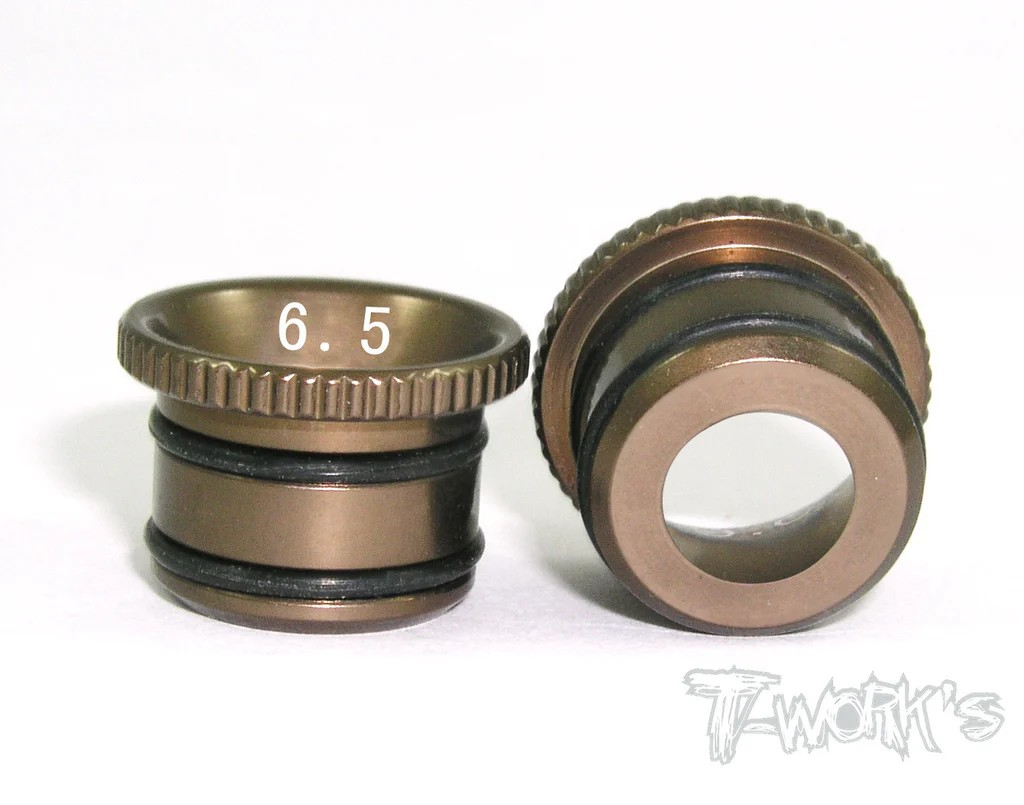 T-Works - Vergaser Einsatz - 6,5mm (für O.S./ Novarossi / Alpha / Go Motoren)