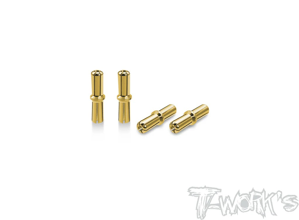 T-Works - Goldstecker - Doppelstecker 5mm (4 Stück)