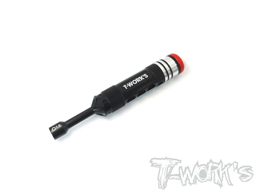 T-Works - Alu Steckschüssel 7.0mm (Hard Coated)
