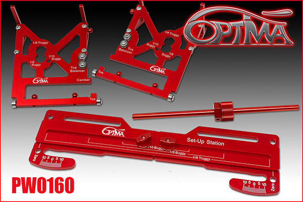 OPTIMA - Set-Up station for 1/10 -1/8 Buggy & 1/8 truggy
