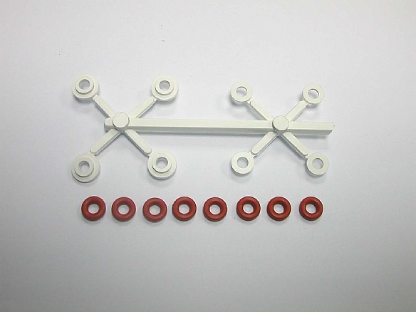 HN - Shock Repair Kit for shock shafts #387 (1 set)
