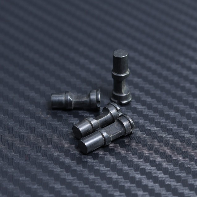 Mayako - Steel Lower King Pins KPI-0.5, (2pcs 0) and (2pcs +2) for Mayako MX8