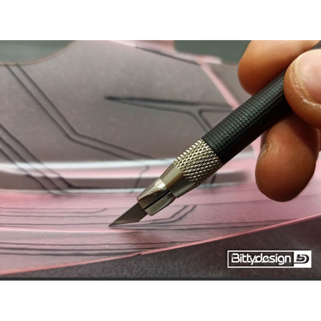 Bittydesign - 30x Replacement blades for Hobby Art Knife (30° degree)