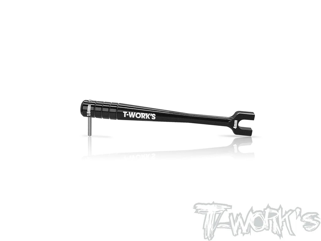 T-Works - Spurstangenschlüssel 4 mm / + 1.6mm Stift