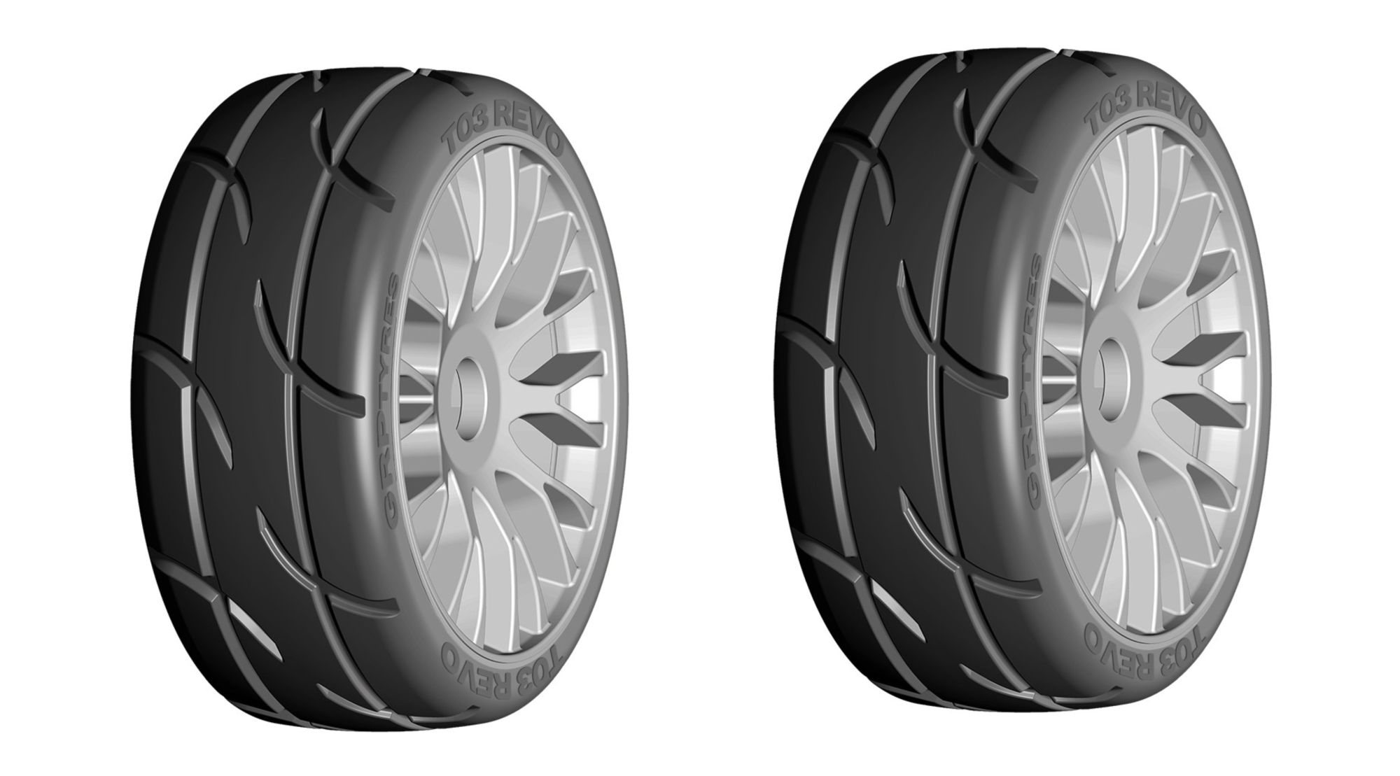 GRP GTK03-XB3 1/8 GT Räder - Soft (2)