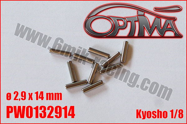OPTIMA - ø2.9 x 14 mm pin for shaft replacement (10)
