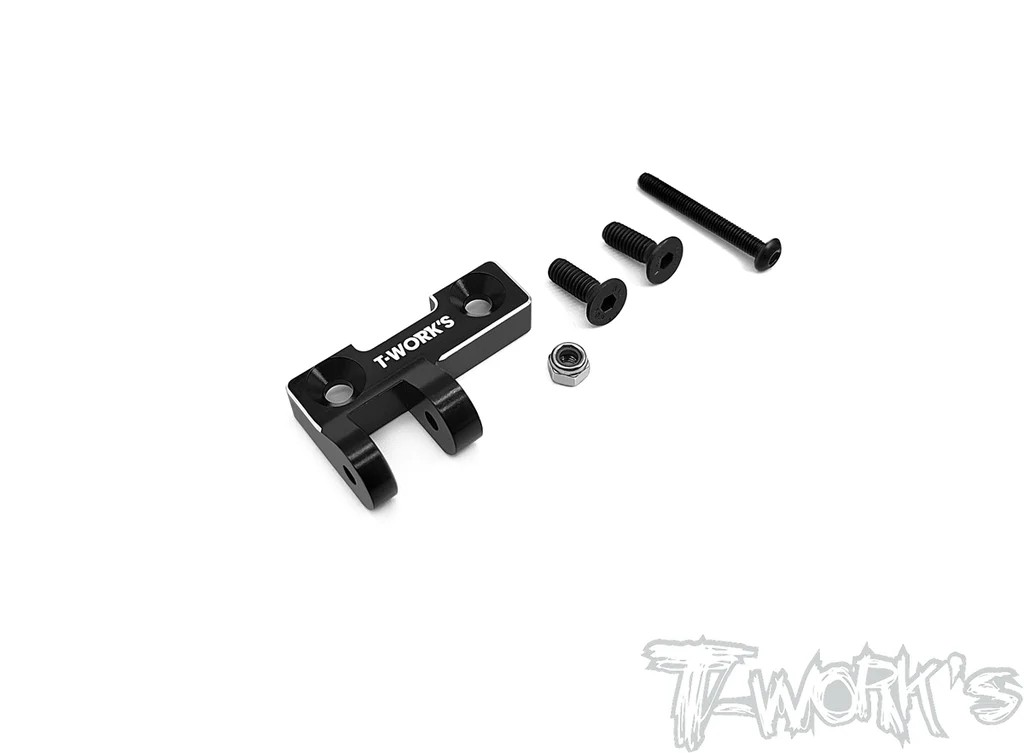 T-Works - 7075-T6 Alum. Rear Tension Rod Mount - für Mugen MBX8R