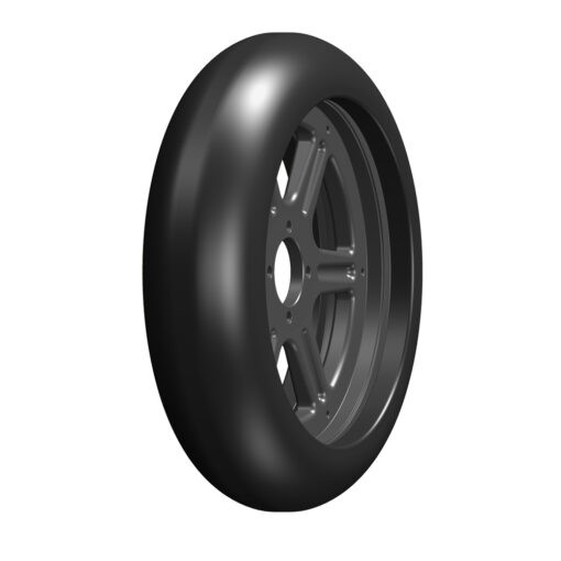 GRP 1/5 Bike - Slick R2 - Hinten - Komplettrad fertig verklebt (1 Stück)