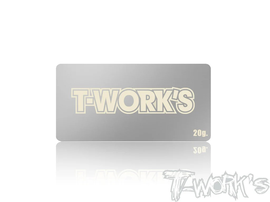 T-Works - Short Battery Weight 20g (43x92mm)