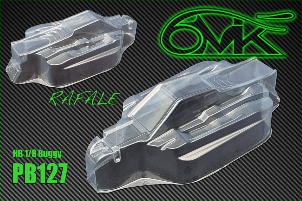 6MIK - "Rafale" 1/8 Offroad Karosserie