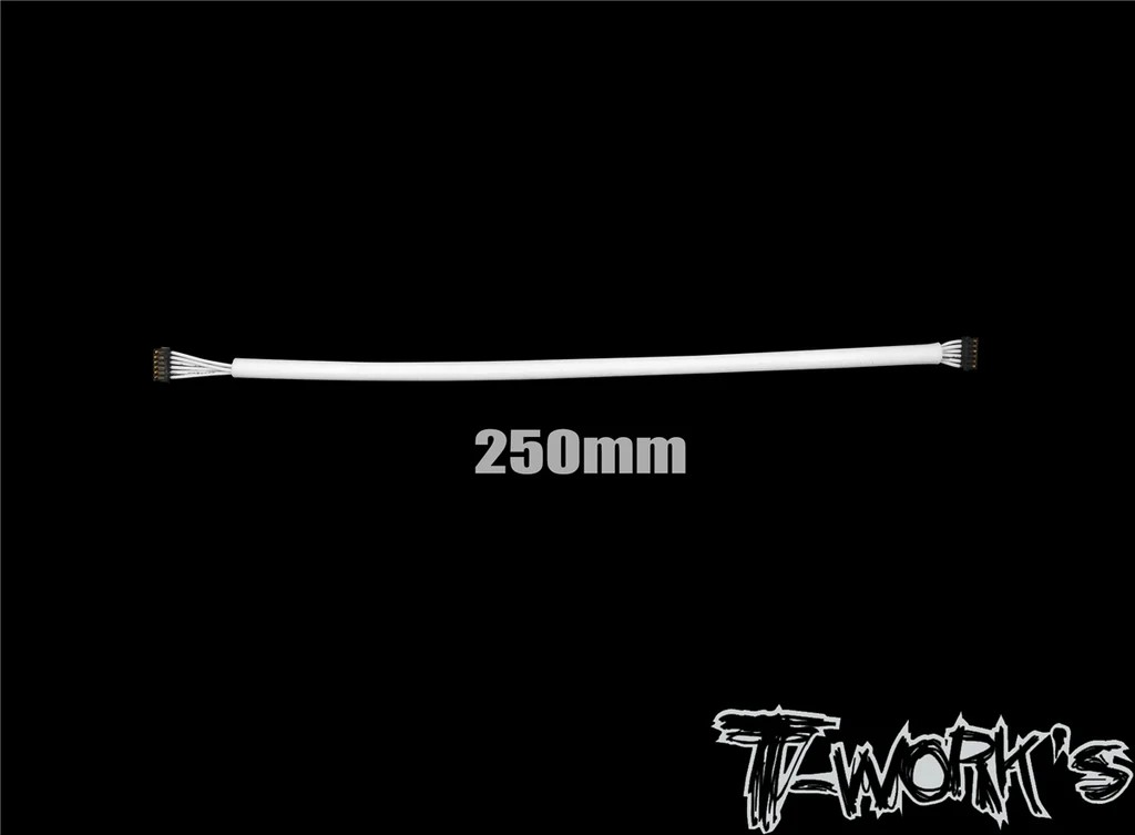 T-Works -  BL Motor Sensor Kabel 250mm (Weiß)