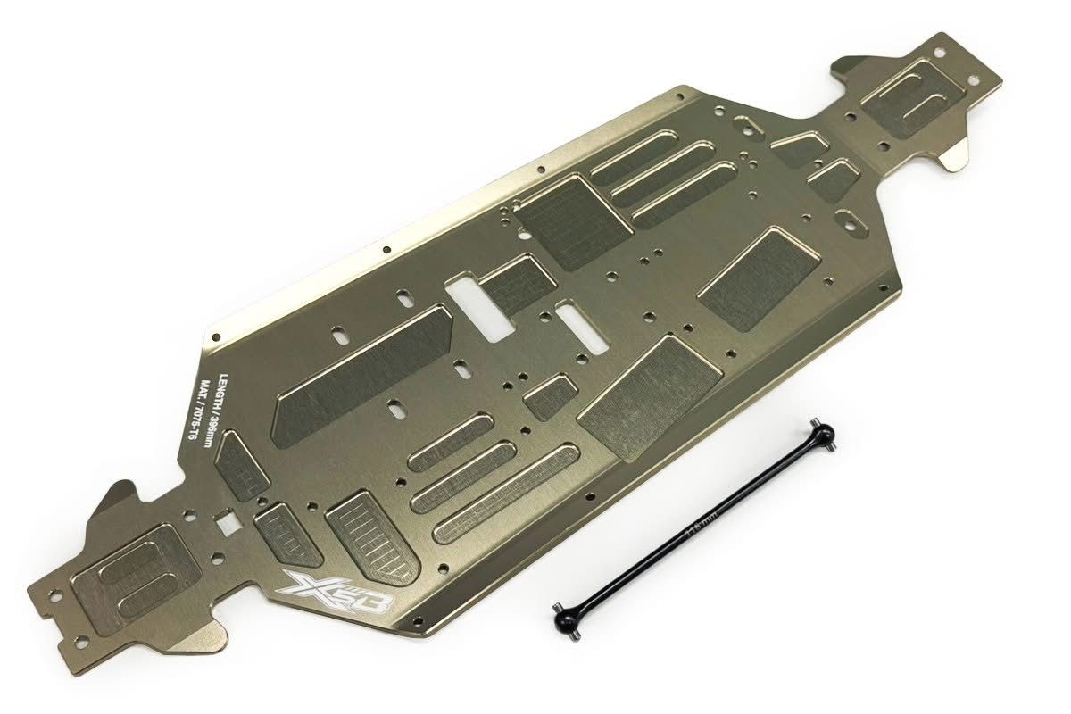 HN - CNC 7075-T6 3mm 396mm Lightweight Chassis Plate (for X5B & iX5B)