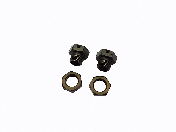 HN - 17mm Wheel Hub + 1.9mm Black (2 pcs)